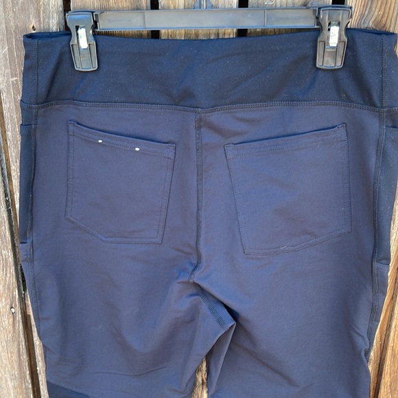 Ladies Dovetail Workwear L Leggings Black Reinforced Zipper Pockets Utility - Picture 10 of 14